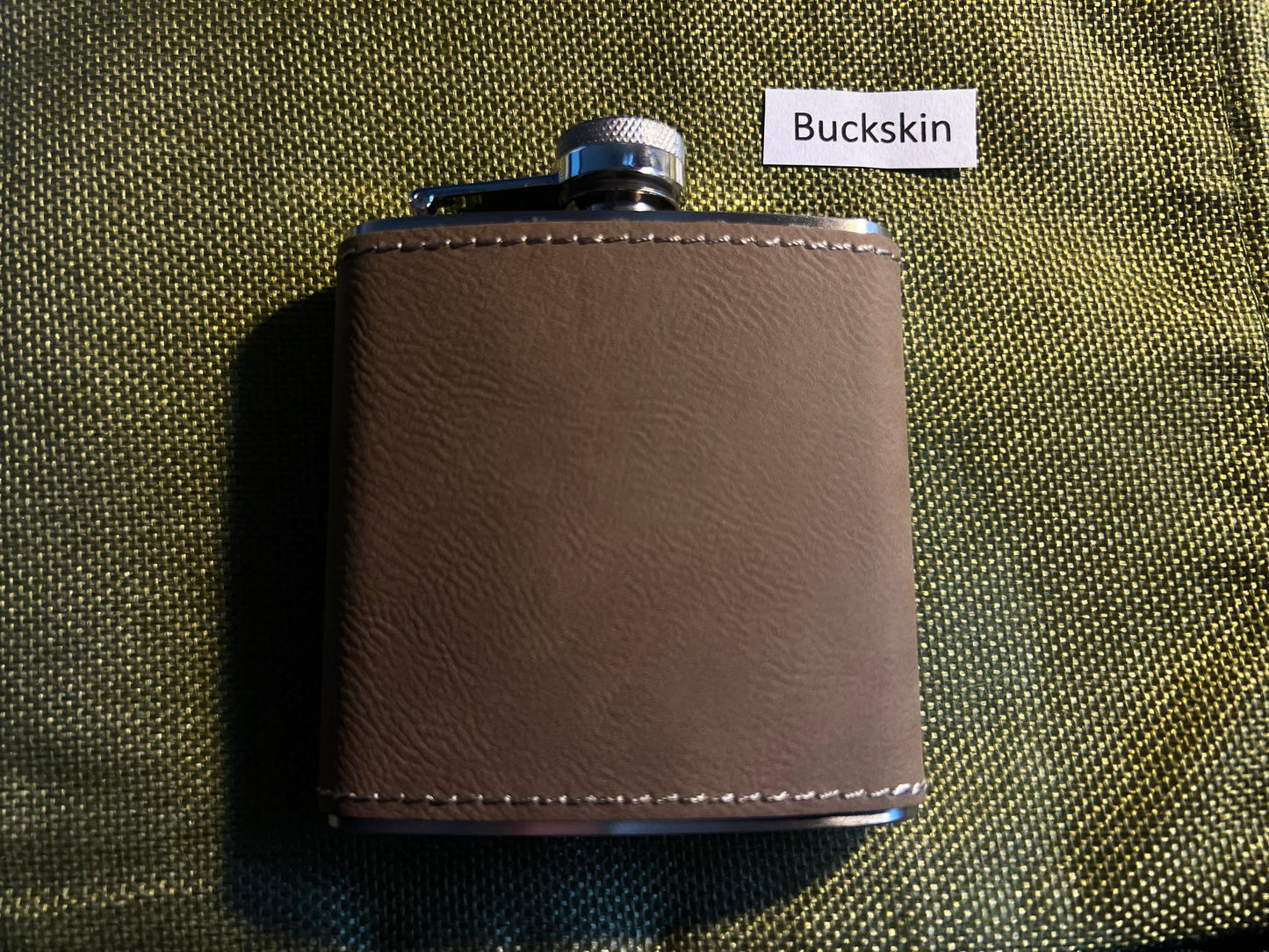 Faux Leather Hip Flask